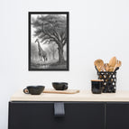 Black / 12″×18″