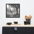 Black / 16″×16″