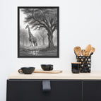 Black / 16″×20″
