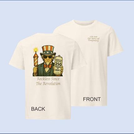 America's 250th Birthday Organic Unisex Mid-Light T-Shirt | USA Celebration Tee | Eco-Friendly Patriotic Shirt