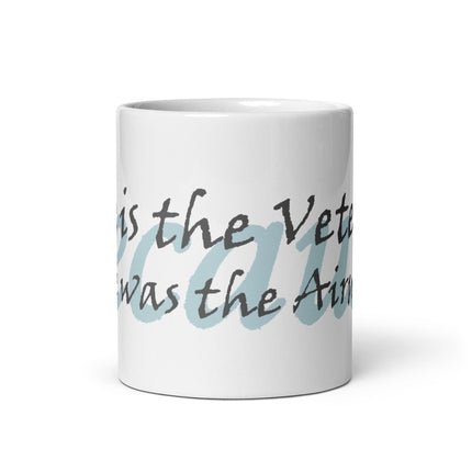 Woman Air Force Veteran Mug - White Glossy Coffee Cup, Military Gift for Her, Proud Service Keepsake, Veteran Appreciation Drinkware