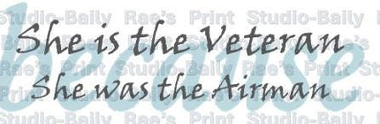 Woman Air Force Veteran Mug - White Glossy Coffee Cup, Military Gift for Her, Proud Service Keepsake, Veteran Appreciation Drinkware