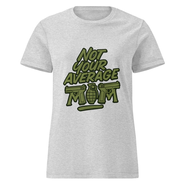 Veteran Womens T-Shirt - Non Your Average Mom Softstyle Basic Tee, Military Gift, Comfortable Casual Wear