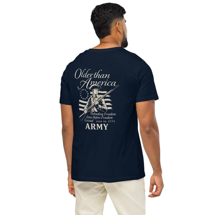 U.S. Army 250th Birthday T-Shirt Unisex Organic Mid-Light Cotton Military Commemorative Shirt